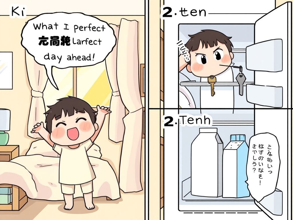 AI comic boy