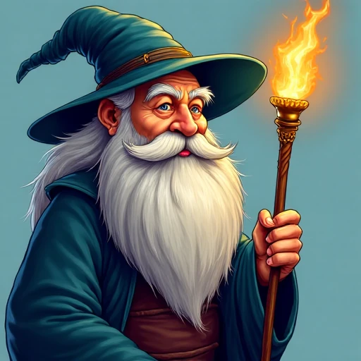AI Cartoon Generator Old Wizard