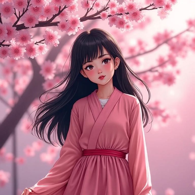 Anime art girl