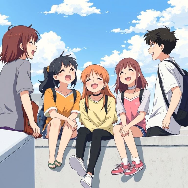Anime art students